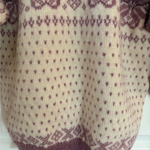 Dale of Norway Wool Cardigan Sweater Women Size M/L Après Ski Snowflake Pattern - Picture 6 of 14